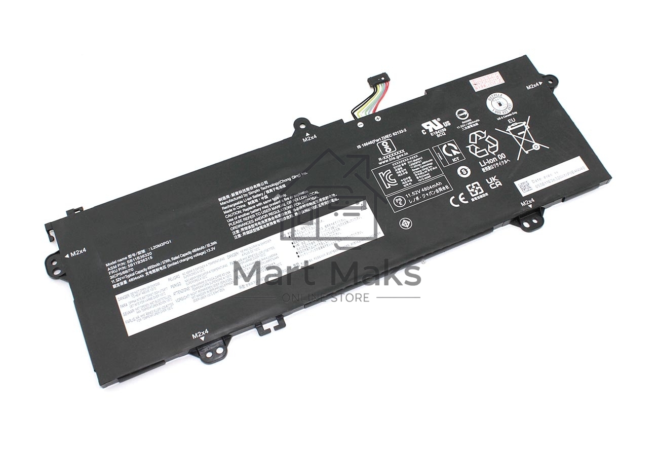 Аккумуляторная батарея для ноутбука Lenovo Chromebook 14E Gen 211.52V 57Wh Orig