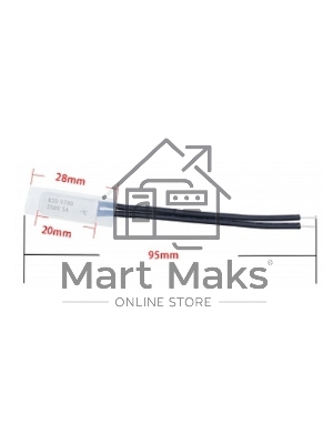 Термостат биметаллический KSD9700 5А/50 С нормально разомкнутый