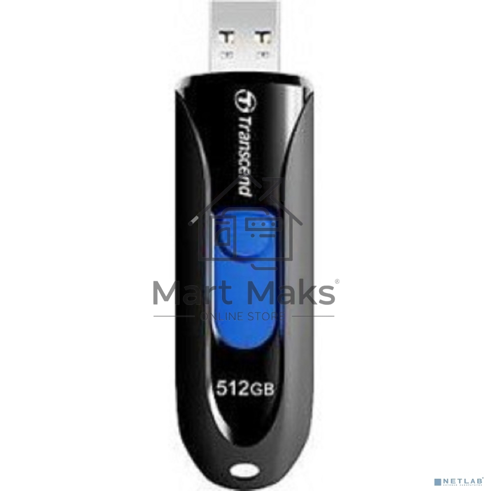 Флешка USB R/W R/W Transcend 512Gb Jetflash 790 TS512GJF790K USB3.0 черный