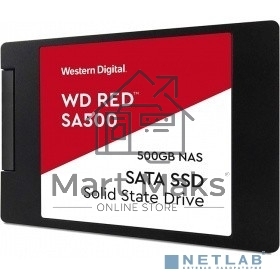 Накопитель SSD WD Red SA500 WDS500G1R0A, 500Gb, SATA III, 2.5
