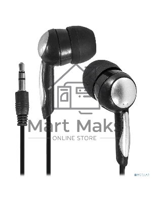 Наушники вкладыши Defender Basic-603 черный 3.5 мм jack 1 1м.