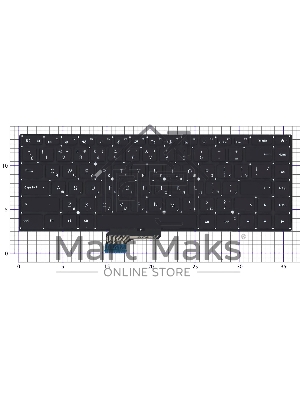 Клавиатура для ноутбука Xiaomi Mi Pro 15.6 черная без подсветки