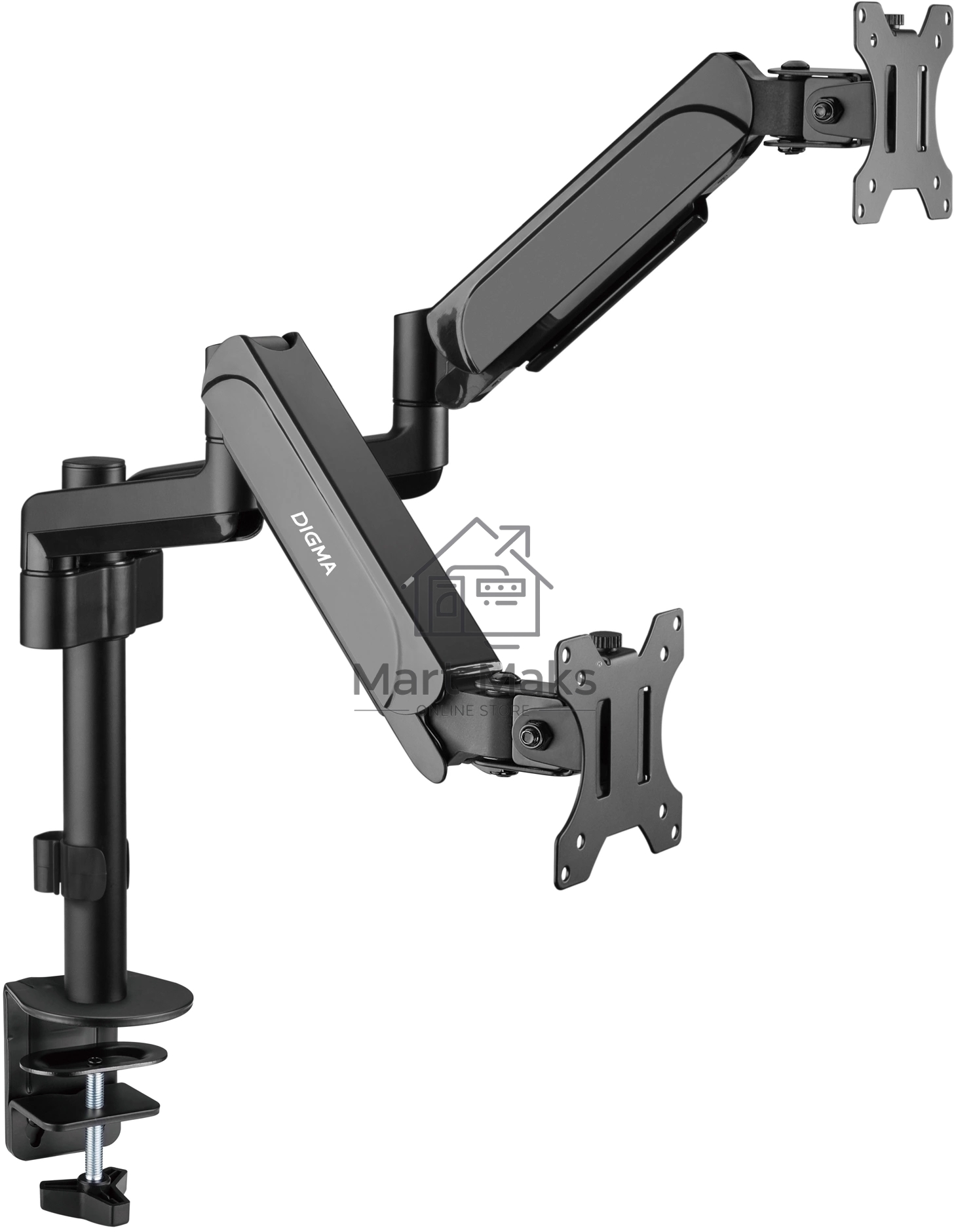 Кронштейн для мониторов ЖК Digma D-MM202D черный 17