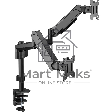 Кронштейн для мониторов ЖК Digma D-MM202D черный 17