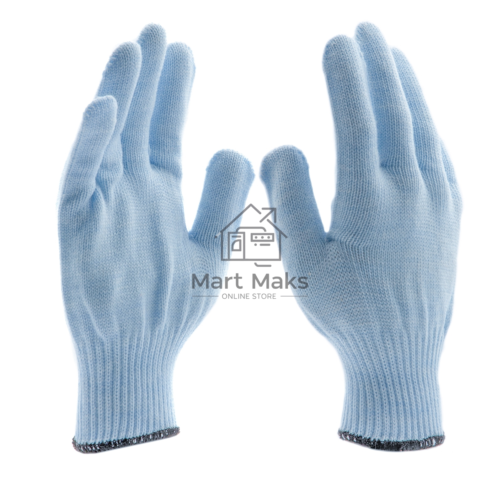 Перчатки трикотажные, акрил, зенит, оверлок,  Сибртех