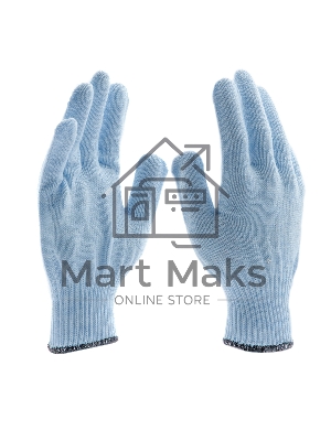 Перчатки трикотажные, акрил, зенит, оверлок,  Сибртех
