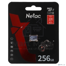 Флеш карта microSDHC 256Gb Netac P500 ULTRA NT02P500ULT-256G-S (без SD адаптера) 100Mb/s