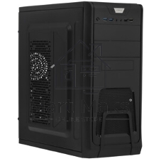 Компьютерный корпус Miditower ExeGate CP-603-UNS350 (ATX, БП UNS350 с вент. 12см, 2хUSB, аудио, черный)