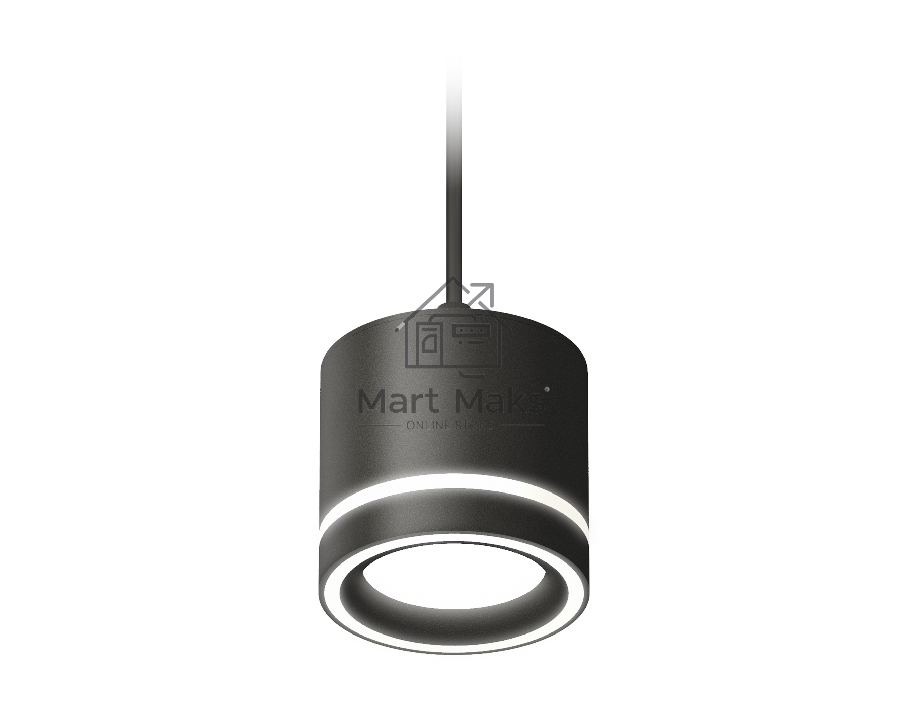 Светильник Ambrella Light XP8111021 SBK/FR черный песок/белый матовый GX53 (A2333, C8111, N8434)