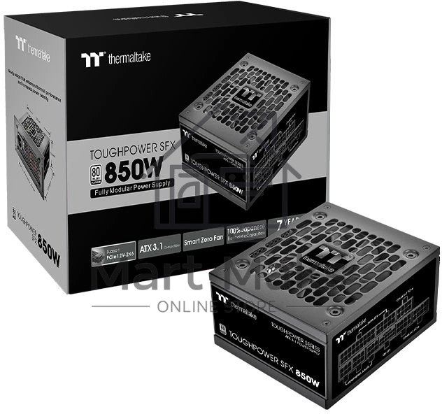 Блок питания Thermaltake SFX 850W Toughpower SFX850 Gen.5 80+ platinum (20+4pin) APFC 90мм fan 8xSATA Cab Manag RTL