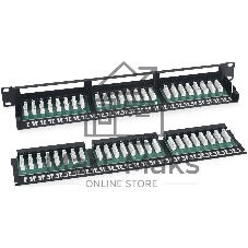 Патч-панель Cabeus PLHD-48-Cat.5e-Dual 19