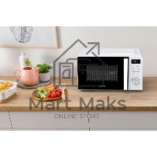 Микроволновая печь Gorenje MO20A3WH белый, 20 л, 800 Вт, переключатели - кнопки, поворотный механизм