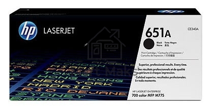 Картридж лазерный HP CE340A 651A черный для LaserJet 700 Color MFP 775 13500стр.
