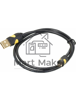 Кабель USB2.0 2A Smooth connector USB A (m)/micro USB B (m) 0.75м Позолоченные контакты