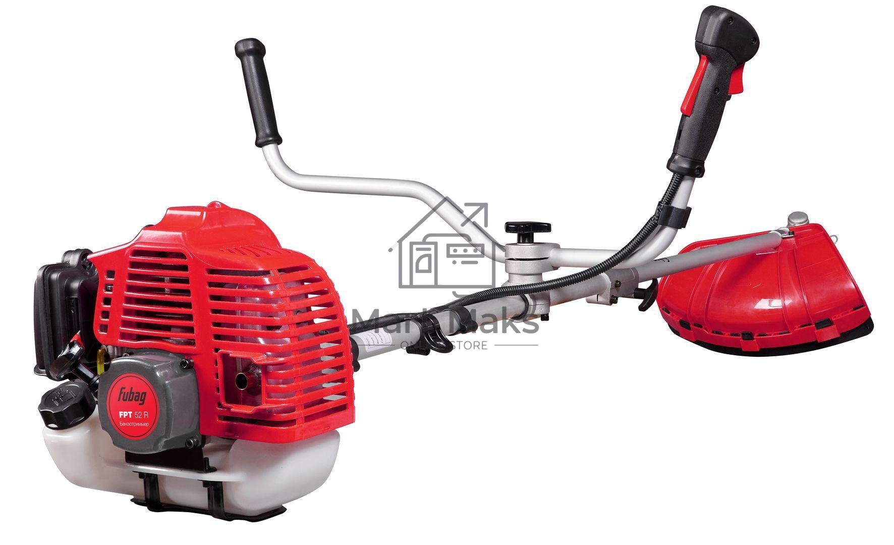 Мотокоса FUBAG FPT 52R (38713)1.5кВт 52 см3 разборная штанга двухплечевой ремень велосипедная рук