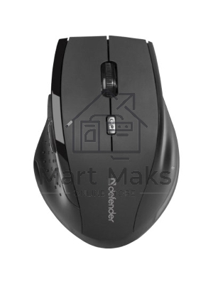 Мышь беспроводная Defender Accura MM-365 черный, 1600 dpi, радиоканал, USB, кнопки - 6