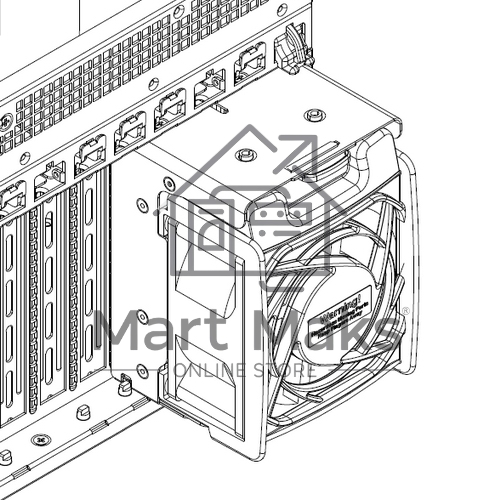 Набор охлаждения Supermicro SC747B X10 Passive GPU Kit