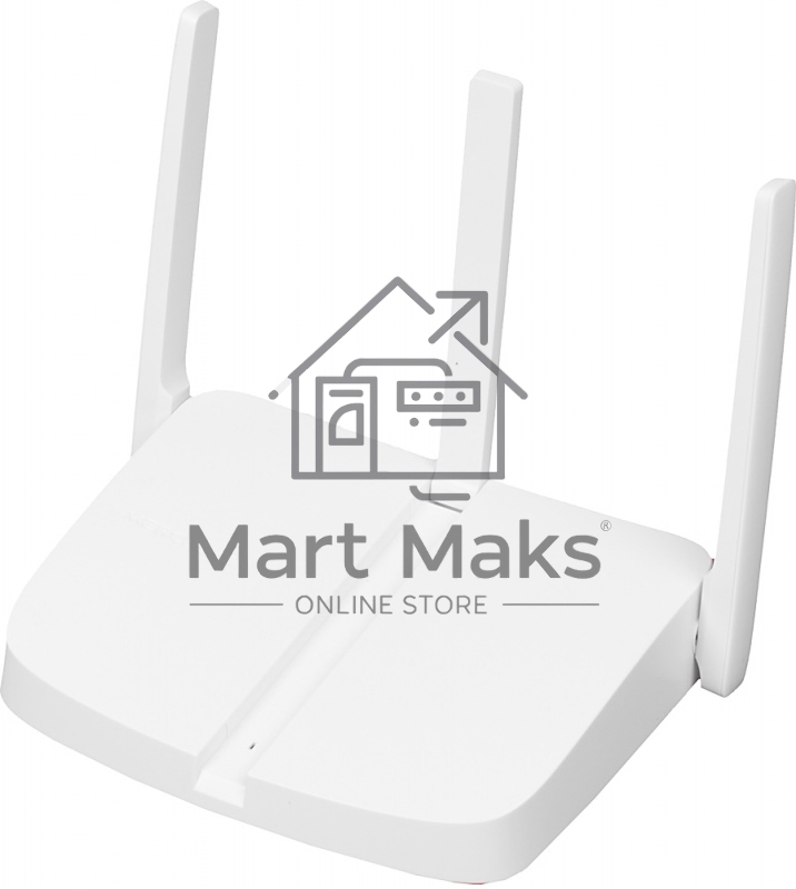Маршрутизатор Mercusys MW305R Wi-Fi роутер 300 Мбит/с 2,4 ГГц, 1 порт WAN 10/100 Мбит/с + 4 порта LAN 10/100 Мбит/с, 2 фиксированные антенны