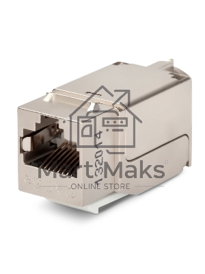 Вставка Keystone Jack KJNE-8P8C-C5e-90-SH-F-WH RJ-45(8P8C),кат.5e,экран.,110 IDC,зад.с пом.NE-TOOL,белая 46659 Hyperline