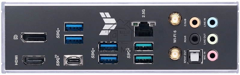 Материнская плата ASUS TUF GAMING H770-PRO WIFI, LGA 1700, Intel H770, 4xDDR5, 4xSATA, 4xM.2, 1xPCIe 5.0 x16, 1xPCIe 4.0 x4, 2xUSB-A 3.2 Gen 2, 4xUSB-A 3.2 Gen 1, 1xUSB-C 3.2 Gen 2x2, 1x2.5Gb LAN, 5x3.5 мм, 7.1, Standard-ATX