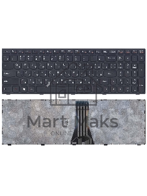 Клавиатура для ноутбука Lenovo IdeaPad G50-70 G50-30 черная с черной рамкой