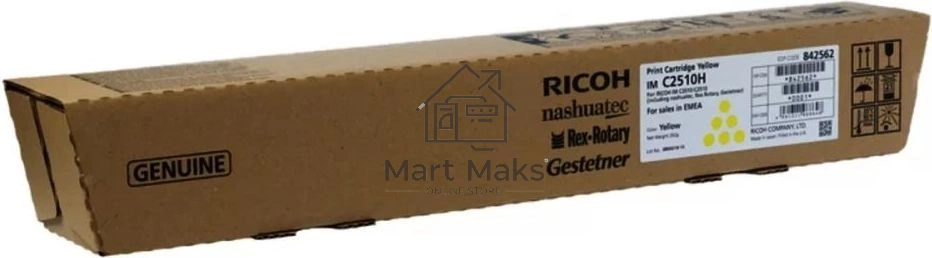 Картридж лазерный тип IM C2510H RICOH IM C2510 желтый (842562) 18K