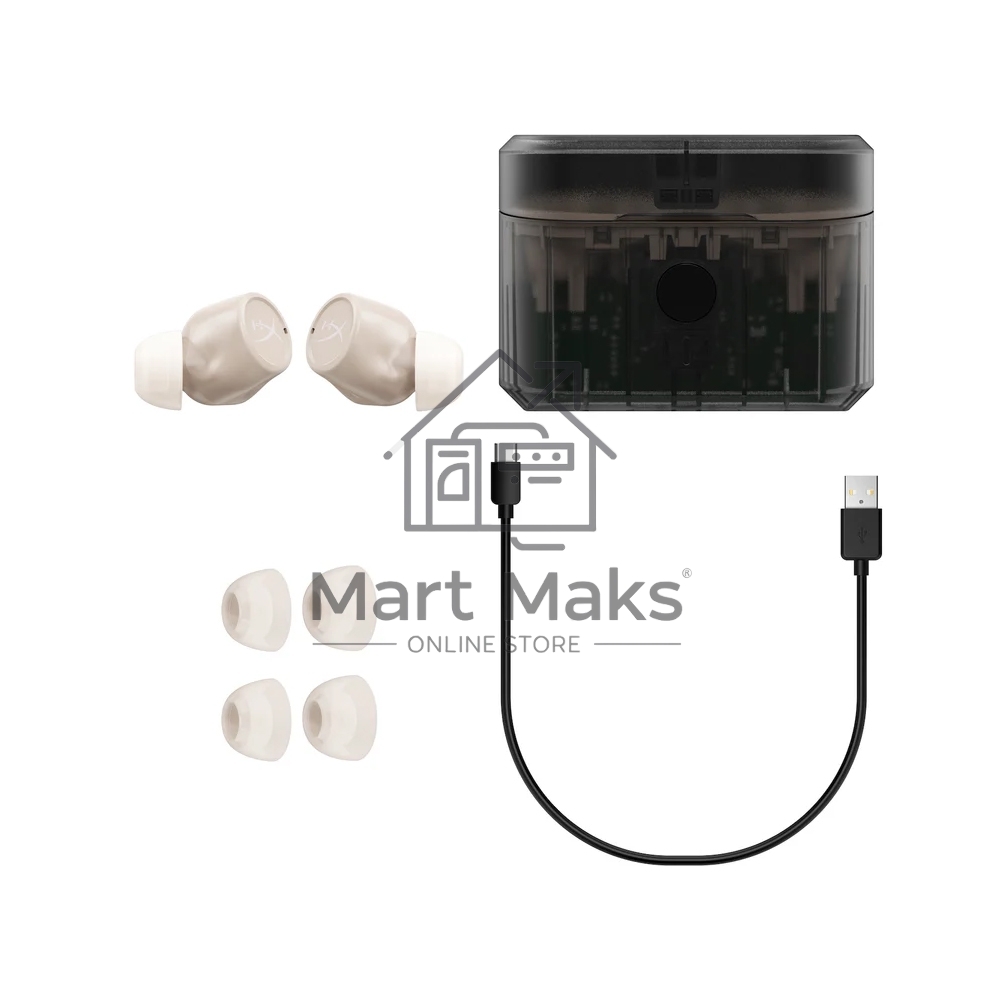 Наушники беспроводные HyperX Cirro Buds Pro Tan