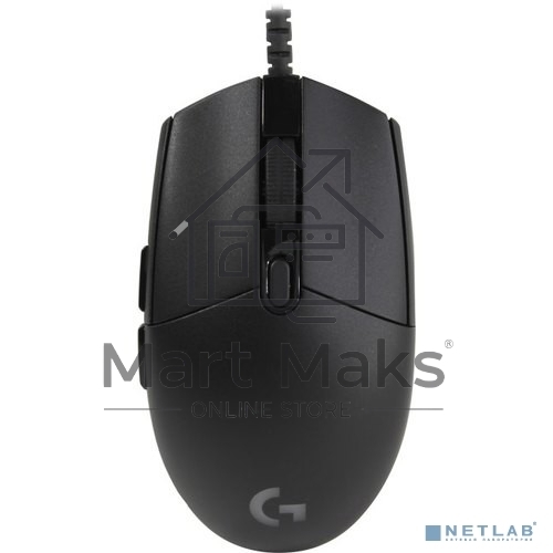 Мышь проводная Logitech G PRO HERO черный, 25600 dpi, USB, кнопки - 6