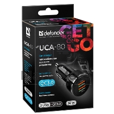 Зарядное устройство для авто Defender UCA-81 36W 2XUSB