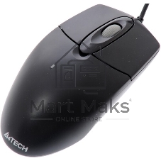Мышь проводная A4Tech OP-720 черный, 1000 dpi, PS/2, кнопки - 3