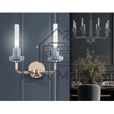 Светильник Ambrella light LH53130/2 GD/WH/GB золото/белый/серо-синий 4W 3000K 290*180*290