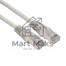 Пaтч-корд Rexant F/UTP, cat.6, RJ45-RJ45, экранированный, PVC серый, 2м