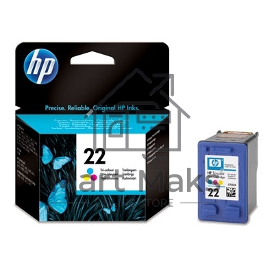 Картридж струйный HP 22 C9352AE многоцветный для HP DJ 3920/3940/PSC 1410 (165стр.)