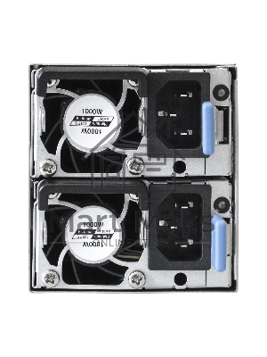 Блок питания серверный 2U Redundant 2x1000W ExeGate EX292323RUS Industrial-RTS1000 (APFC, КПД 94% (80 PLUS Platinum), 4 см fan, 24pin, 2x(4+4)pin, 2PCIe, 2SATA, 6IDE, Cable Management)