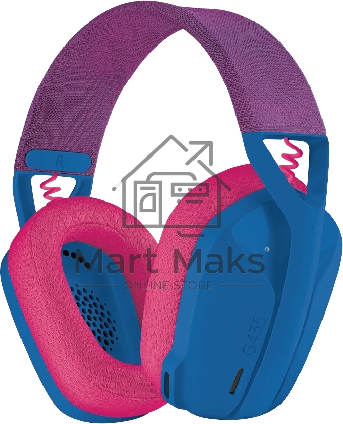 Гарнитура Logitech Headset G435 LIGHTSPEED Wireless Gaming BLUE - Retail