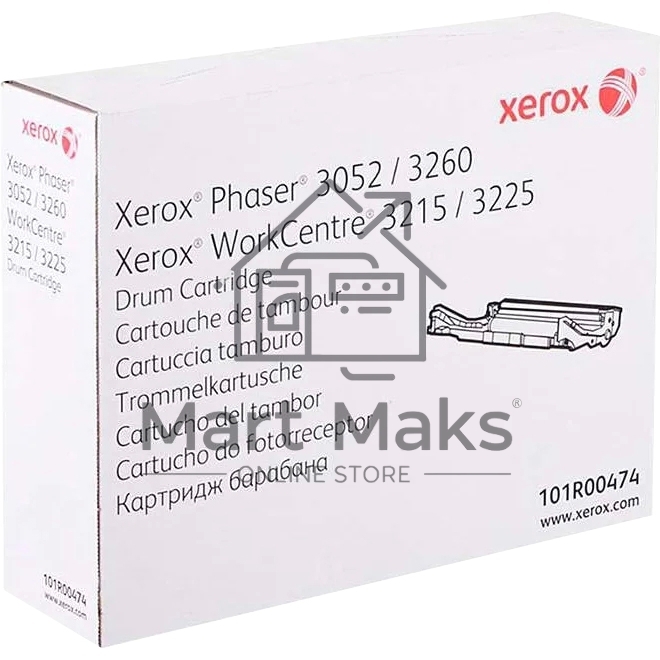 Драм-картридж Xerox 101R00474 черный для Xerox Phaser 3052/3260/WC 3215/25 10000 стр.(Channels)