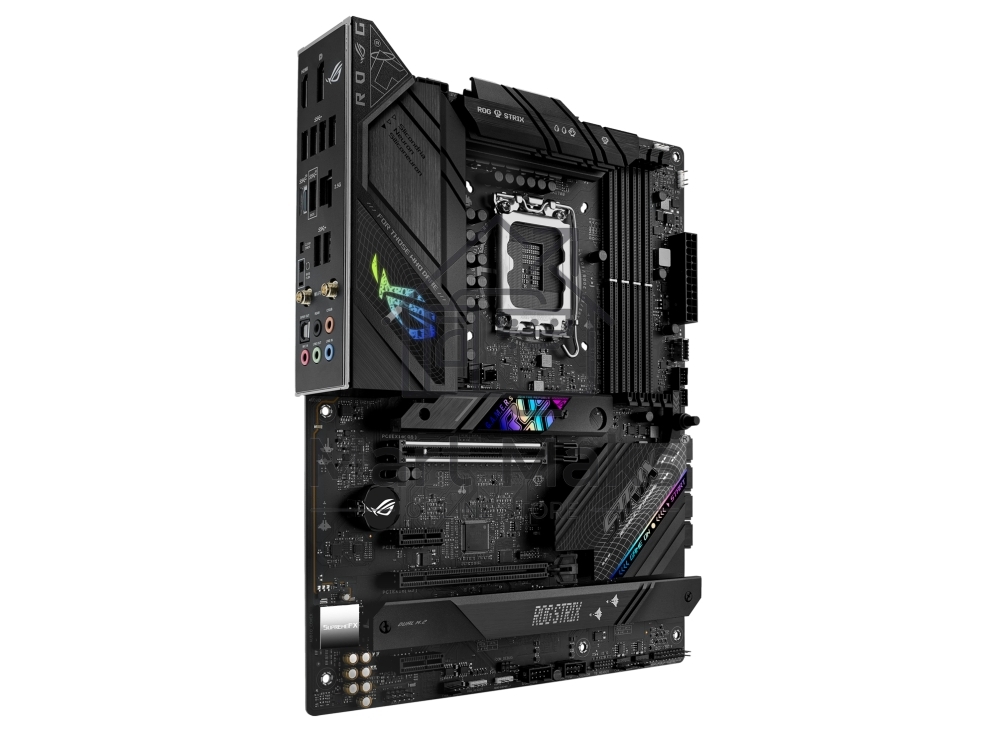 Материнская плата ASUS ROG STRIX B760-F GAMING WIFI, LGA 1700, Intel B760, 4xDDR5, 4xSATA, 3xM.2, 1xPCI-E 5.0 x16, 1xPCI-E 3.0 x4, 1xHDMI, 1xDP, 1x 2.5Gb LAN, 1xUSB-A 3.2 Gen 2, 6xUSB-A 3.2 Gen 1, 1xUSB-C 3.2 Gen 2x2, 5x3.5 мм, 7.1, Standard-ATX