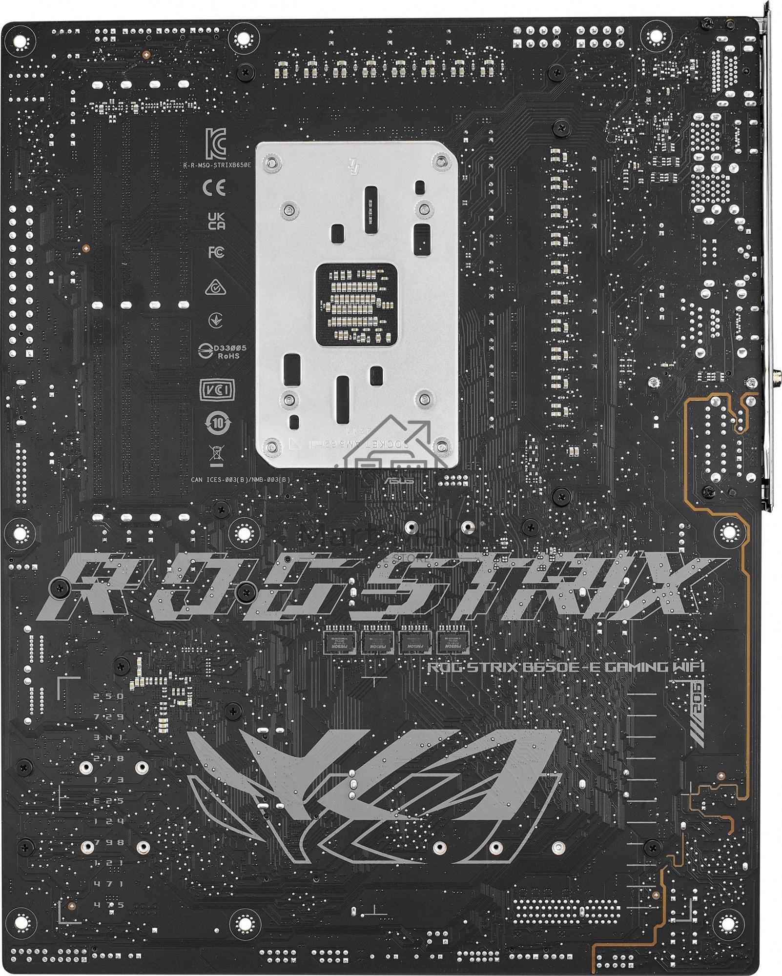 Материнская плата ASUS ROG STRIX B650E-E GAMING WIFI, AM5, AMD B650, 4xDDR5, 4xSATA, 4xM.2, 1xPCI-E 4.0 x4, 1xPCI-E 5.0 x8, 1xPCI-E 5.0 x16, 1xDP, 1xHDMI, 1x 2.5Gb LAN, 4xUSB-A 3.2 Gen 2, 6xUSB-A 3.2 Gen 2, 1xUSB-C 3.2 Gen 2, 1xUSB-C 3.2 Gen 2x2, 5x3.5 мм