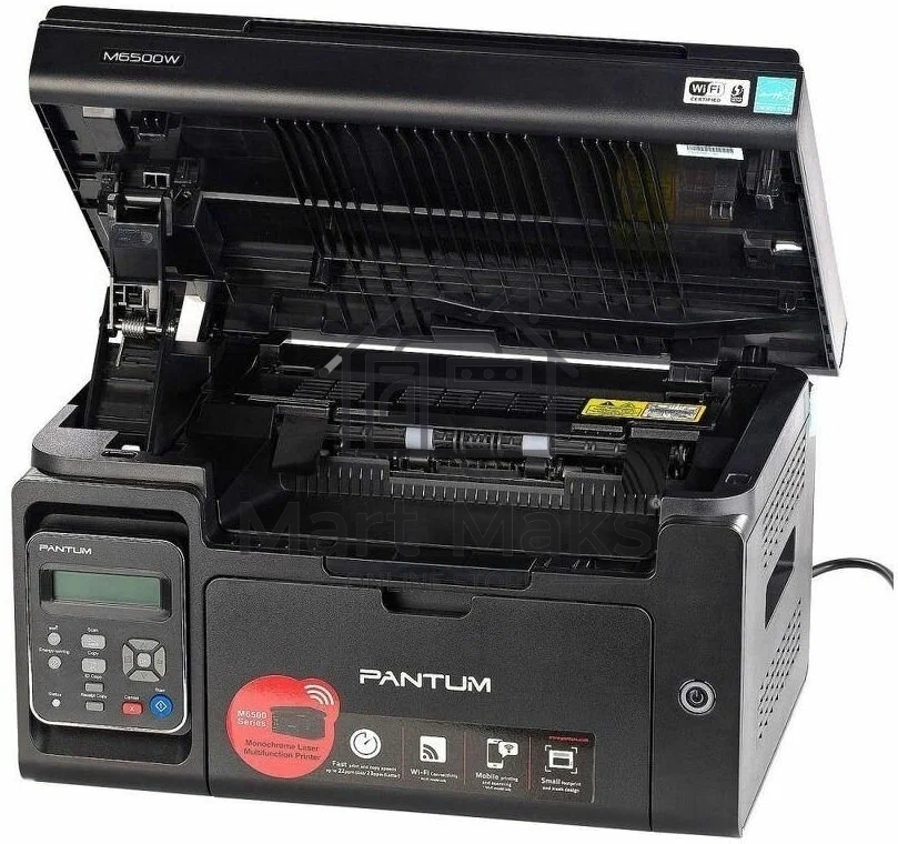 МФУ лазерный Pantum M6500W, A4, ч/б, печ. до 22 стр/мин., скан. до 8.5 стр/мин., 1200x1200dpi, USB, Wi-Fi