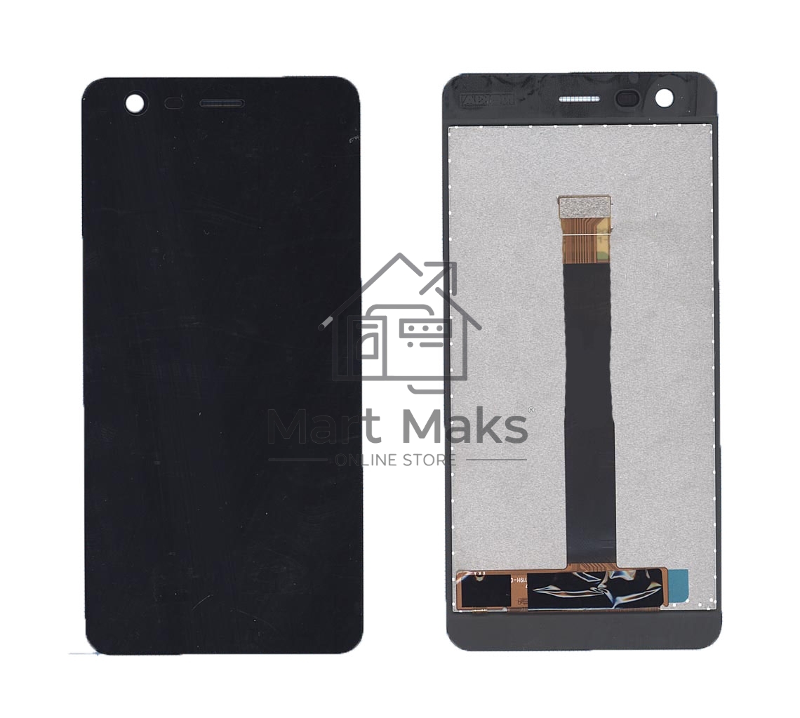 Дисплей для Nokia 2 черный