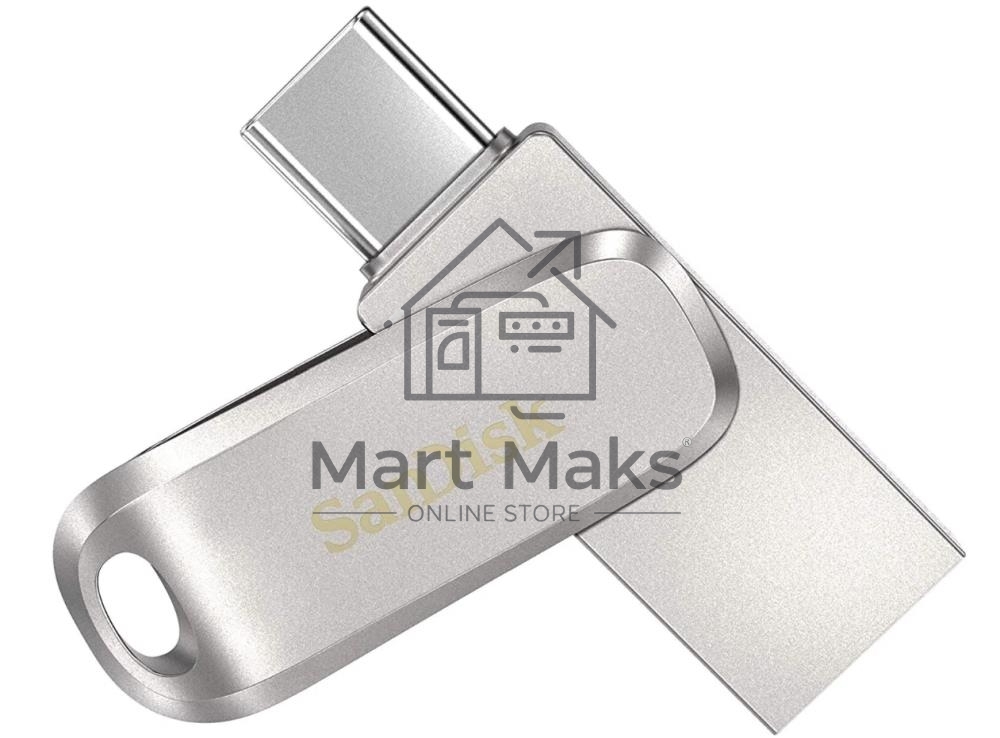 Флешка USB R/W 64GB SanDisk Ultra Dual Drive Luxe, USB 3.1 - USB Type-C