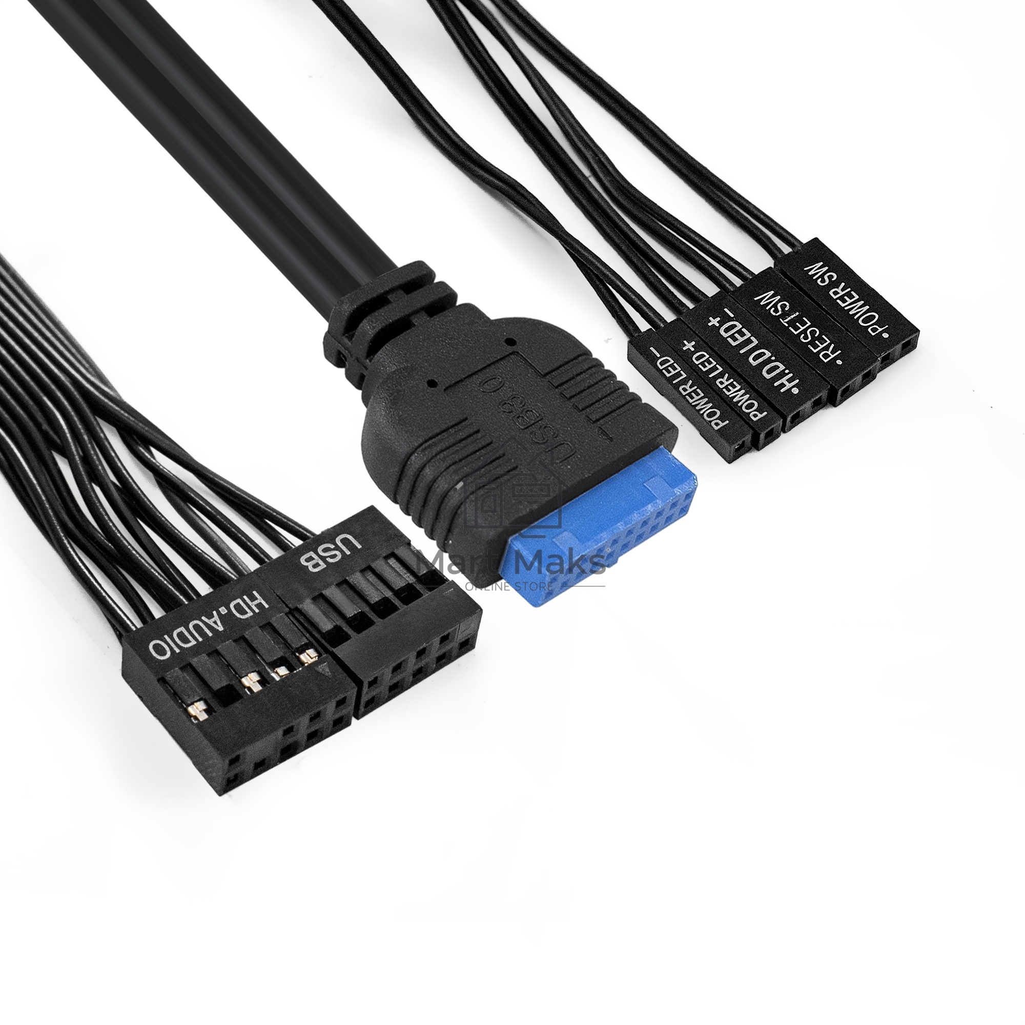 Компьютерный корпус Minitower ExeGate EX291147RUS BAA-105U2-01-AAA450 (mATX, БП AAA450 с вент. 8см, 2*USB+2*USB3.0, аудио, черный)