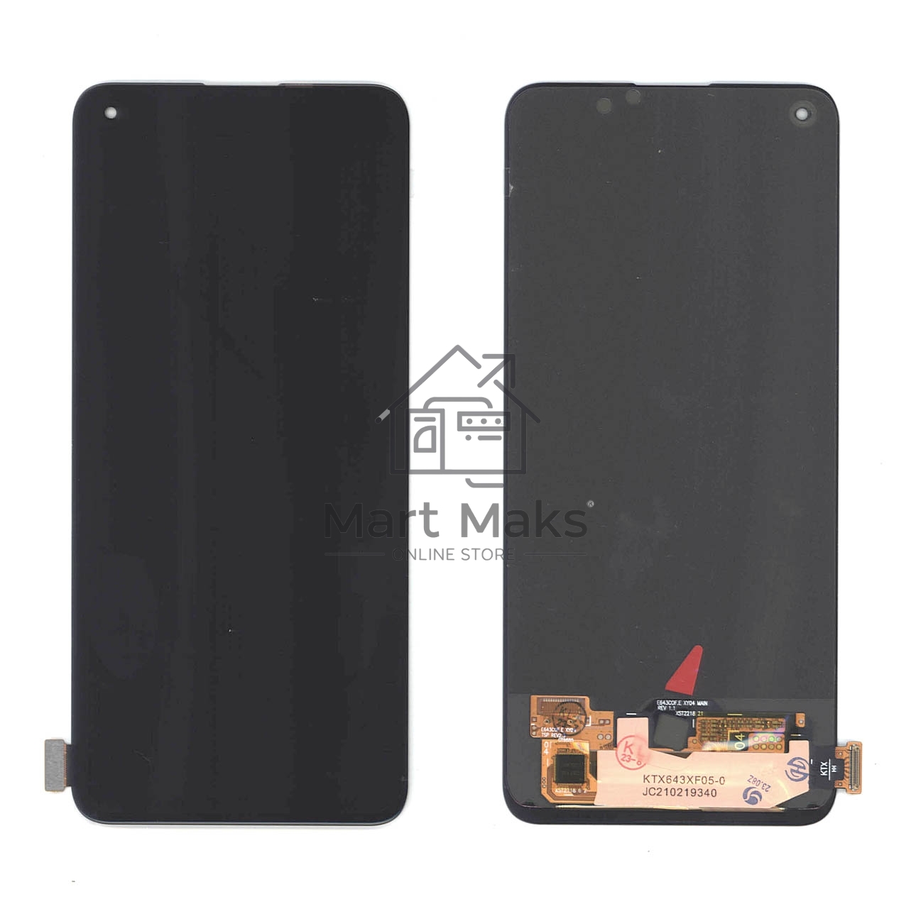 Дисплей для Realme 7 Pro OLED черный