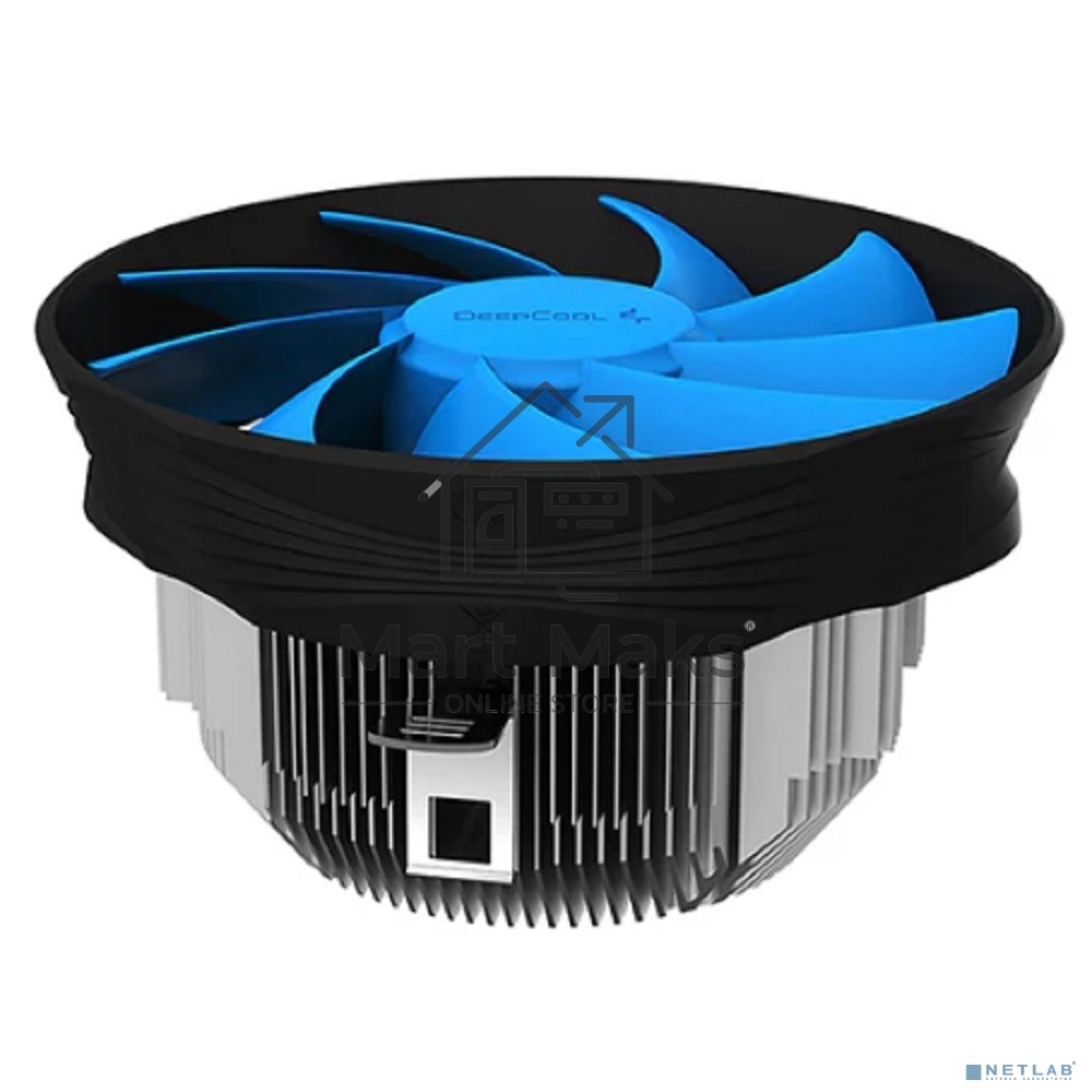 Кулер для процессора DEEPCOOL ARCHER BIGPRO V2 черный/синий, 120 мм, алюминий/медь, 2000 об/мин, 29.7 дБ, 4 pin, 125 Вт, 70 мм