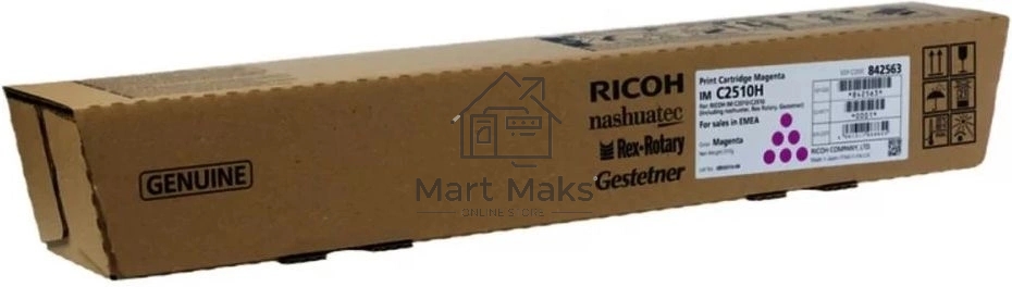 Картридж лазерный тип IM C2510H RICOH IM C2510 пурпурный (842563) 18K