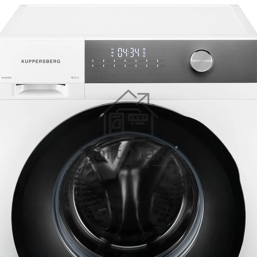Стиральная машина Kuppersberg WM 610 W белая, загрузка фронтальная 10.5кг, 1400 об/мин., класс: A+++