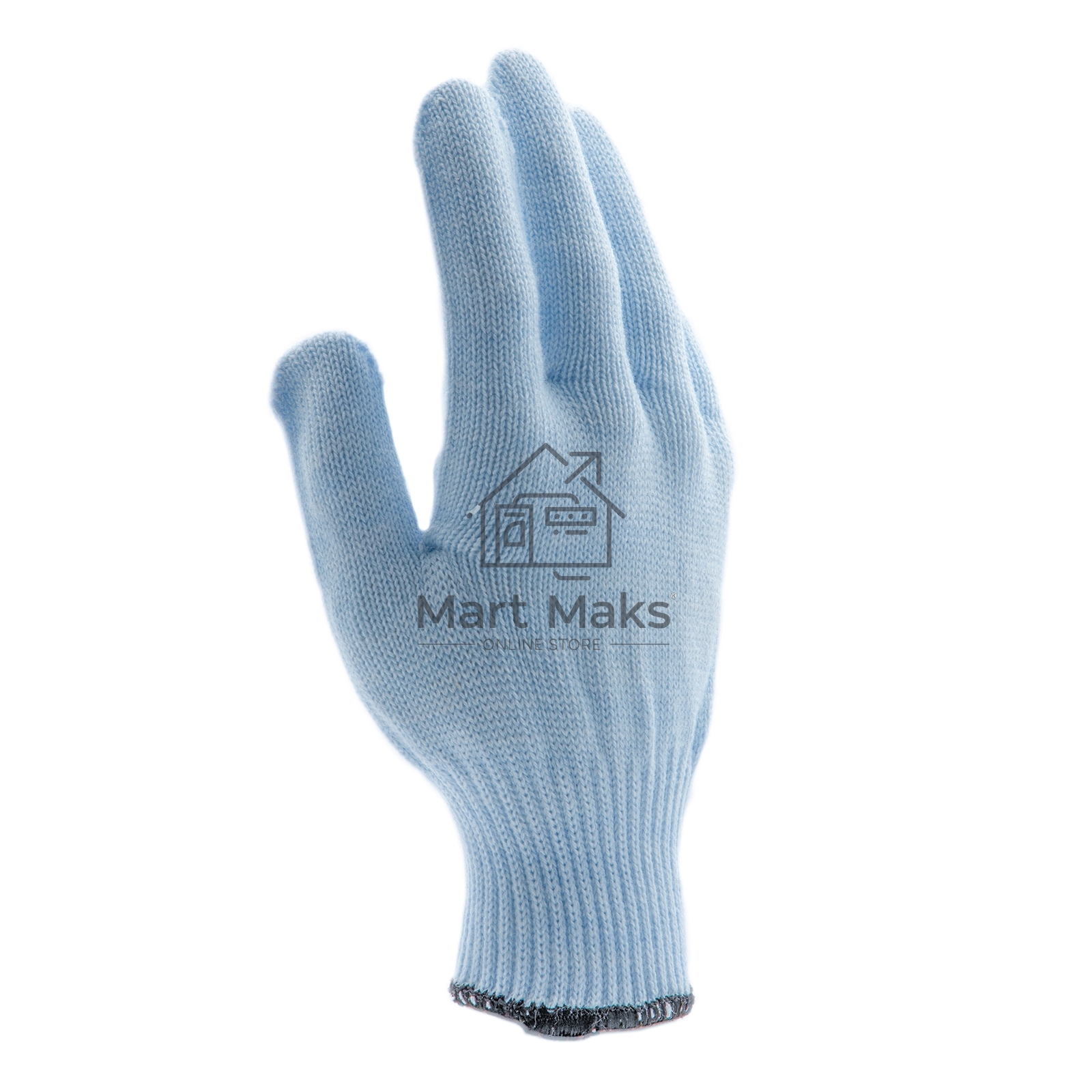 Перчатки трикотажные, акрил, зенит, оверлок,  Сибртех