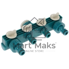 Распределитель RACO 4250-55258C 4хканальный original резьба внешняя-наконечник 1/2''x3/4''