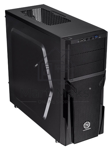 Компьютерный корпус Thermaltake Versa H21 черный без БП ATX 2x120mm 1xUSB2.0 1xUSB3.0 audio bott PSU