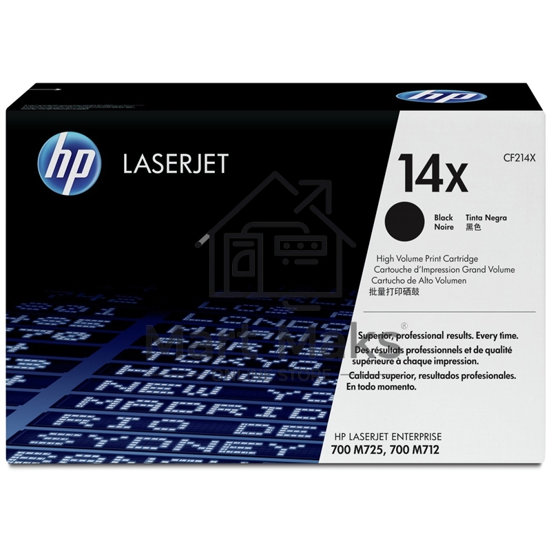 Картридж лазерный HP CF214X черный для LaserJet 700 MFP M712 17 500стр.